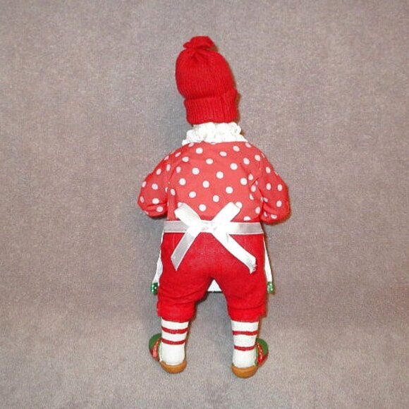 Department 56 Possible Dreams Toy Making Santa Sculpture Clothtique 13" Retired - Picture 10 of 12